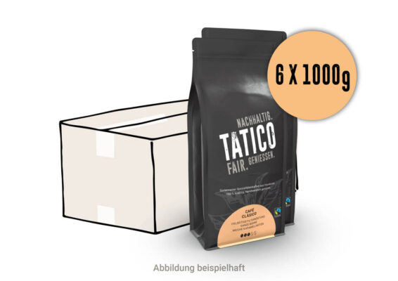Tatico Gebinde Cafe Classico Ganze Bohne 6x1000g