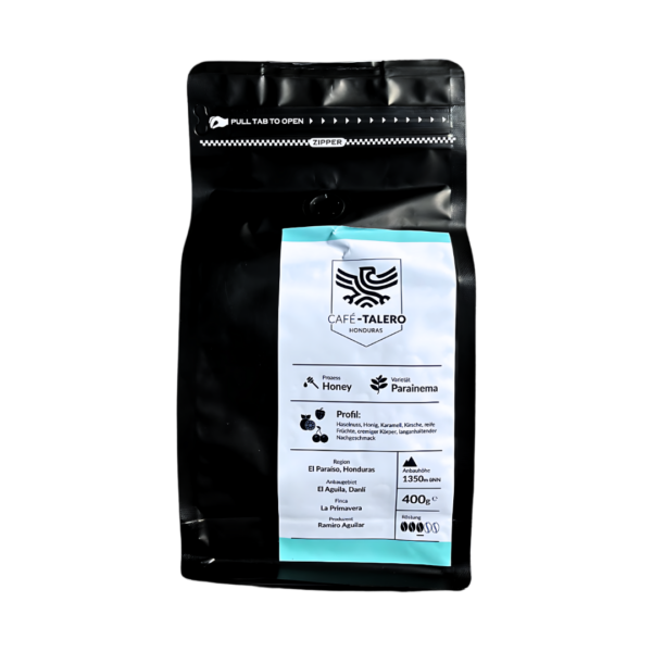 Café Talero<br/>Ganze Bohne<br/>Im Ursprung geröstet